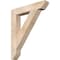 Ekena Millwork Traditional Slat Smooth Bracket, Douglas Fir, 3 1/2"W x 22"D x 26"H BKT04X22X26TRA06SDF - alternate 1